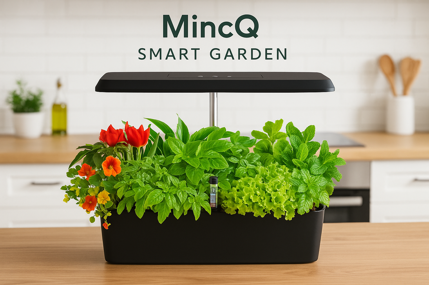 MincQ Smart Garden 12-Pods Hydrocultuur Kweeksysteem